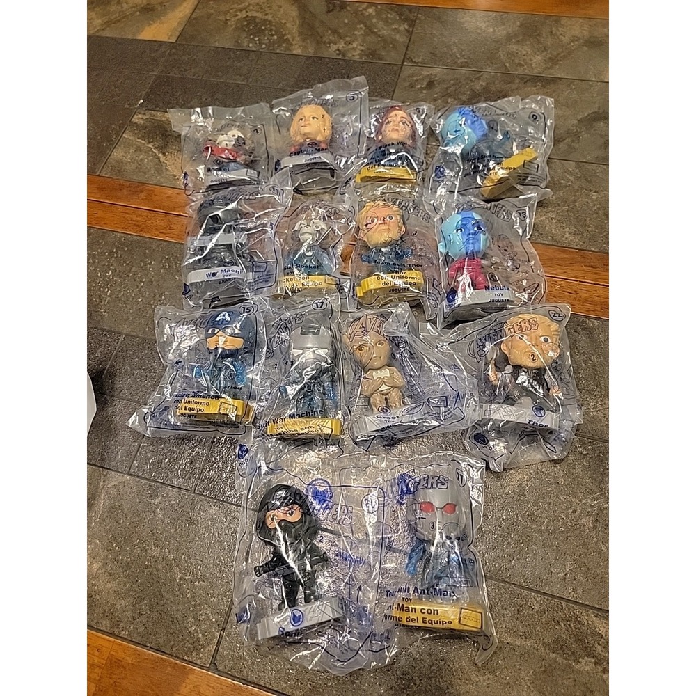 Lot of 14 2019 Marvel Avengers McDonalds Unopened Happy Meal Toys New